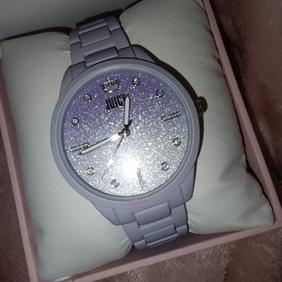 Juicy Couture Accessories - Juicy couture matte purple never used watch
